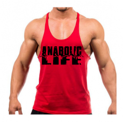 ANABOLIC LIFE Tank Top kolor czerwony